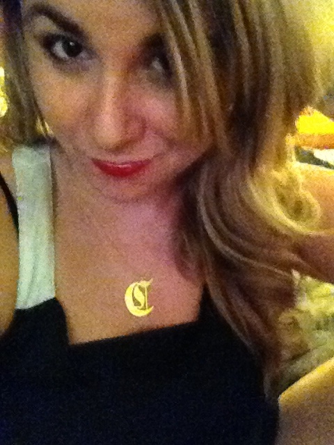 Urban Outfitters "C" necklace ($16) for my beloved Christopher <3