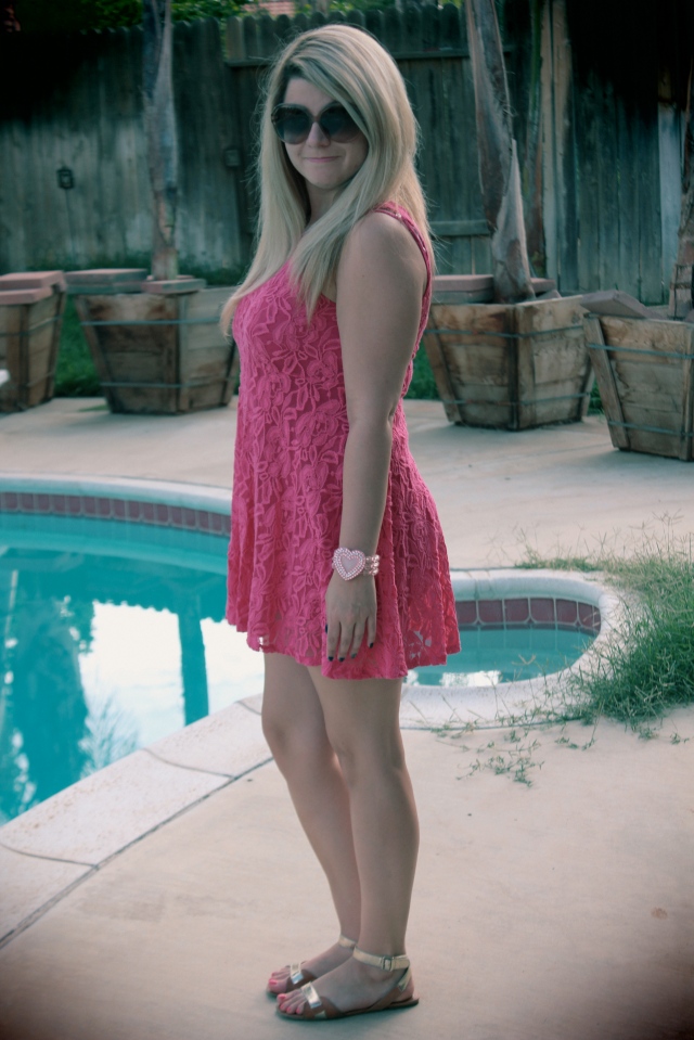 Pink dress: Free People Jewelry by Tarina Tarantino